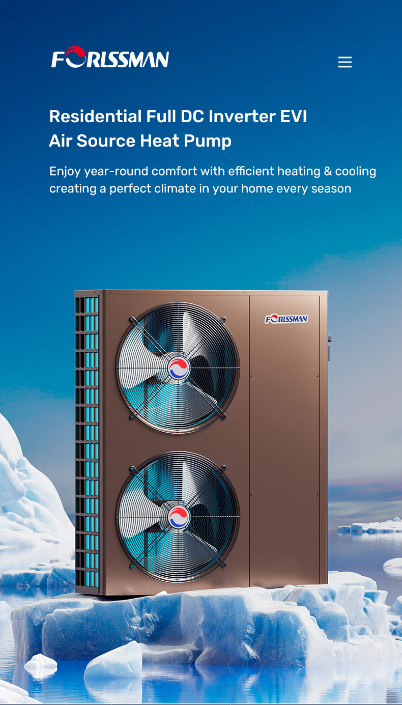 Heating, Cooling and hot water Heat pump 26KW