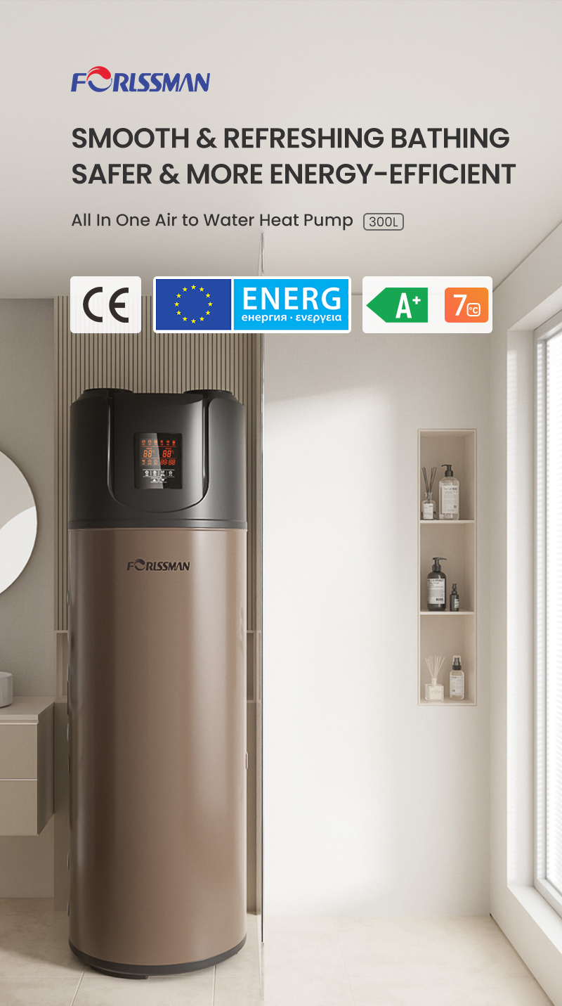 R290 All in one heat pump water heater 300L